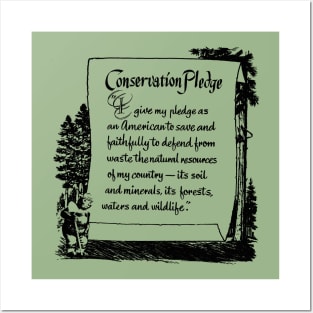 Conservation Pledge Posters and Art